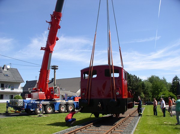 LKW Ladekran im Hunsrück