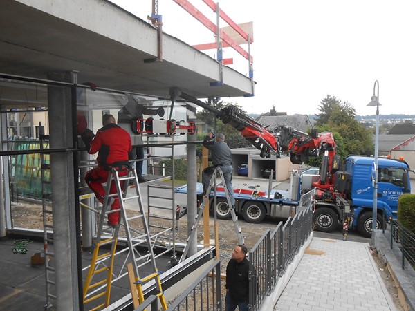 LKW Ladekran im Hunsrück